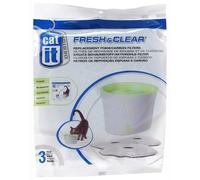 Catit Fresh & Clear Water Fountain Replacement Foam/carbon Cartridge Small