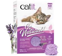Catit Go Natural! Clumping Pea Pod Cat Litter Lavender Scented 2 x 2.8kg (5.6Kg)