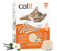 Catit Go Natural! Clumping Pea Pod Cat Litter Vanilla Scented 2 x 2.8kg (5.6Kg)
