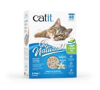 Catit Go Natural Vanilla Scented Multi-Cat Clumping Cat Litter, 6.4kg, White