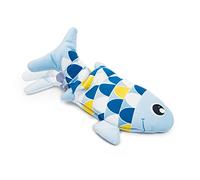 Catit Groovy Fish - Motion Activated Dancing Fish, Flipping Fish Cat Toy, Blue