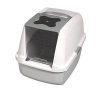 Catit Hooded Cat Litter Box Tray Pan Pink Blue Hygienic Easy Scoop Catflap Style
