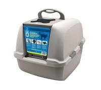 Catit Hooded Cat Pan Grey Jumbo 57x46x43cm