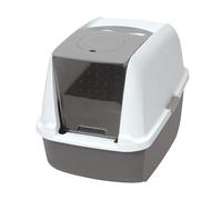 Catit Large Hooded Grey Litter Box with Airsift Filter System