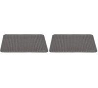 Catit Litter Mat Large 60 x 90 cm,Gray (Pack of 2)
