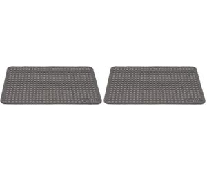 Catit Litter Mat Large 60 x 90 cm,Gray (Pack of 2)