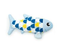 Catit Groovy Fish - Motion Activated Dancing Fish, Flipping Fish Cat Toy, Blue