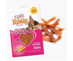 Catit Nibbly Grills Chicken and Prawn Flavour - 30g
