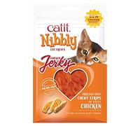 Catit Nibbly Jerky Chicken Treats - Natural Grain-Free - 30 g