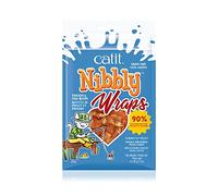 Catit Nibbly Chicken and Fish Wraps Cat Treats 30g Catit Brown One Size