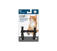 Catit Nylon Adjustable Cat Harness, Medium, Black