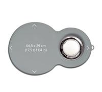 Catit Peanut Placemat, Medium, Grey