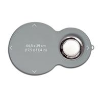 Catit Peanut Placemat, Medium, Grey