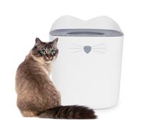 Catit Pixi Cat Litter Box Grey Top Entry Cat Toilet Easy Clean Leak Proof