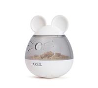 Catit Pixi Interactive Mouse-Shaped Cat Treat Dispenser for Cats & Kittens | Slow Feeder Toy.