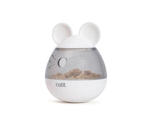 Catit Pixi Interactive Mouse-Shaped Cat Treat Dispenser for Cats & Kittens | Slow Feeder Toy.