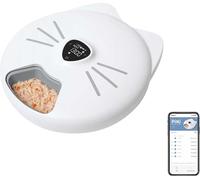 CATIT PIXI Smart 6-Meal Feeder - White, White