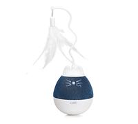 Catit PIXI White and Blue Spinner Cat Toy - One Size