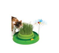 Catit Play Circuit Ball Toy With Grass Green One Colour