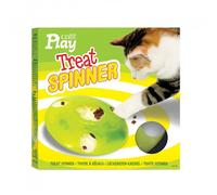 CATIT PLAY TREAT SPINNER PUZZLE MAZE CAT KITTEN TREAT GAME TOY INTERACTIVE GAME