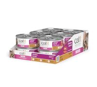 Catit Recipes Indoor Chicken Entrée - High-Protein Wet Cat Food with L-Carnitine, Bone Broth for Hydration, Omega-3 for Skin & Coat, and Prebiotics & Postbiotics for Gut Health 3oz (12/cs)