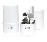 Catit Shorthair Grooming Kit Cat Short Hair Brush Detangling Comb Nail clippers