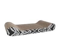 Catit Tiger Design Patterned Scratching Board with Catnip, Lounge