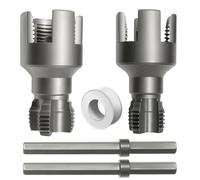 CATITO 2PCS Pipe Thread Cutting Tool, PVC Thread Maker Tool