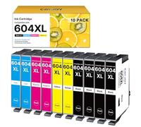 CATJOY 604XL Ink Cartridges Replacement for Epson 604 604xl Ink Cartridges Multipack Compatible for Epson XP2200 Expression for XP 3200 XP-4205 XP 4200 XP-3205(10 Pack)