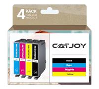 CATJOY Compatible 603 XL Ink Cartridges Multipack for Epson Expression Home XP-3100 XP-4100 XP-2100 XP-2105 XP-3105 Workforce WF-2810 WF-2830 WF-2835 (Black Cyan Magenta Yellow，4-Pack)