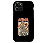 Catju Super Cat Monster Parody Retro Kaiju Feline Japanese Case for iPhone 11 Pro