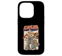 Catju Super Cat Monster Parody Retro Kaiju Feline Japanese Case for iPhone 14 Pro