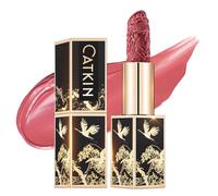 CATKIN Dark Red Lipstick, Long Lasting, High Impact, Moisturizing Formula, enriched with Avocado Oil and Vitamin E, 3.2g