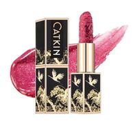 CATKIN Glitter Lipstick, Long Lasting, High Impact, Moisturizing Formula, enriched with Avocado Oil and Vitamin E, 3.2g