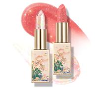 CATKIN Moonlight Lip Balm, Natural Color Tinted Lip Balm, Chapstick Lip Balms with Vitamin E for 8h Moisture for Dry Cracked Lips, 3.3g, 2pcs (04+09)