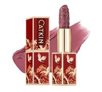 CATKIN Plum Lipstick, Semi-Matte,Long Lasting, High Impact, Moisturizing Formula, enriched with Avocado Oil and Vitamin E, 3.2g