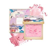 CATKIN Powder Blush, Blusher & Highlighter Make Up for Cheeks, Highly Pigmented and Buildable, Nude Coral Pink Shimmering Blush Creates a Lightweight Natural Finish, 10g