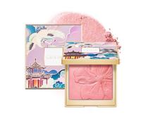 CATKIN Powder Blush, Blusher & Highlighter Make Up for Cheeks, Highly Pigmented and Buildable, Nude Coral Pink Shimmering Blush Creates a Lightweight Natural Finish, 10g