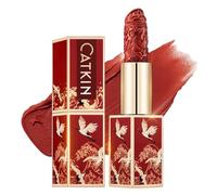 CATKIN Red Lipstick, Semi-Matte, Long Lasting, High Impact, Moisturizing Formula, enriched with Avocado Oil and Vitamin E, 3.2g