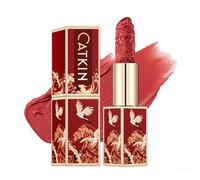 CATKIN Red Lipstick, Semi-Matte, Long Lasting, High Impact, Moisturizing Formula, enriched with Avocado Oil and Vitamin E, 3.2g