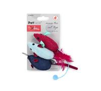 Catkins Mouse Trio Plush Cat Toy - Single
