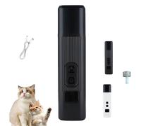 Catlabo Safe Cut, 2026 New Catlabo Cat Nail, Two Adjustable, Low-Vibration Ultra-Quiet, 360° Grinding Settings, Enough for Thick Claws for All Kinds Pets (Black,1Pcs)