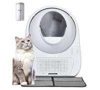 CATLINK 2025 Upgrade Automatic Cat Litter Box Self Cleaning for Multiple Cats with Mat, Double Odor Removal, Cat Litter Box for Cats from 3.5～22 lbs