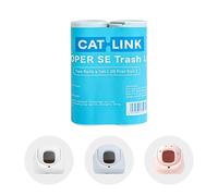 CATLINK Replacement Bags for Baymax Self-Cleaning Cat Litter Tray, Pack of 40 (1 Pack = 2 Rolls), Tear-Resistant Bags, Perfect Fit and Odourless
