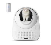 CATLINK Self Cleaning Cat Litter Box, Automatic Cat Litter Box, Double Odor Removal, Cat Robot Litter Box for Cats from 3.3 pounds to 22 pounds (Young Version), Grey