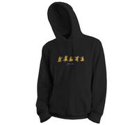 Catmaste Cat Yoga Poses Hoodie Bad Zebedee Black XXL