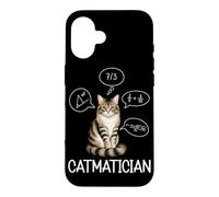 Catmatician Mathematics Cat Lover Algebra Geometry Math Nerd Case for iPhone 16