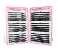 CATMEYE 580 Pieces Individual Eyelashes, 30D 40D 50D 60D 80D 100D Cluster Lashes Kit, Fluffy Russian DIY Lash Extensions for Girls and Women (8-16mm Mix) ((8-16mm Mix))