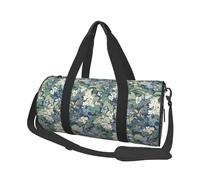 Catmint_Art Print Travel Duffel Bag, Lightweight Sports Gym Bag with Shoulder Straps for Women Men Teen ravel Business Trip