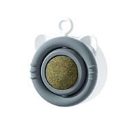 Catmint RND Globe Interactive Cat Toys 360° Rotating With Storage Lid for Cleaning Teeth and Enhancing Excitement Cat Toy Teething Pet Toy Self Hi Supplies 26